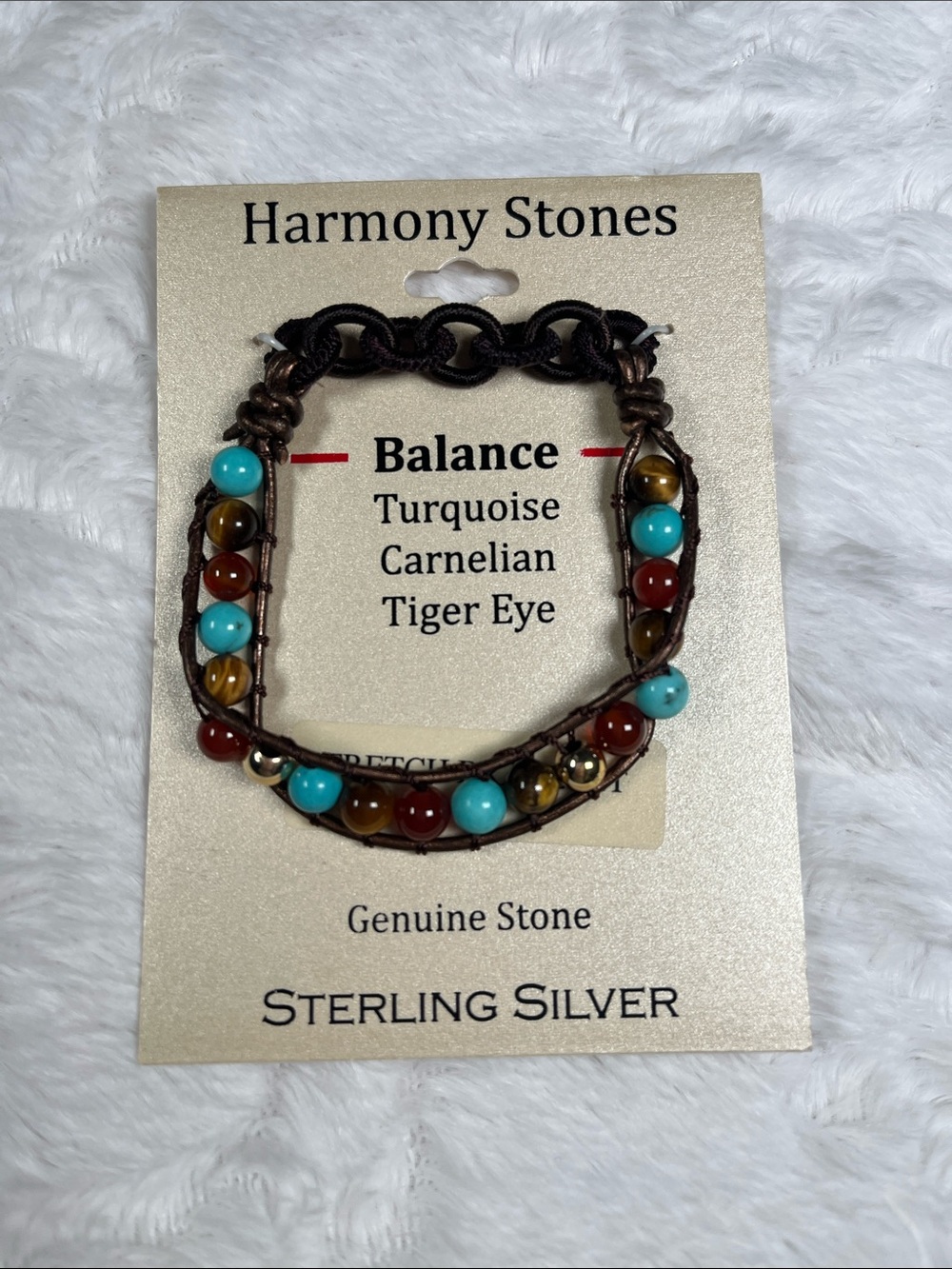 Balance Triple-Bead Bracelet - Turquoise, Carnelian & Tiger Eye